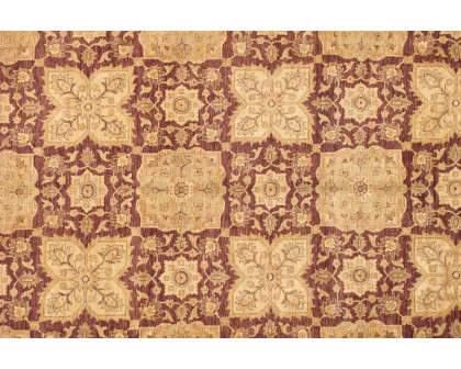 Pasargad - Ferehan Collection Hand-Knotted Lamb's Wool Area Rug 109'' x 149'' (PANF-6001 PLUM 9X12)