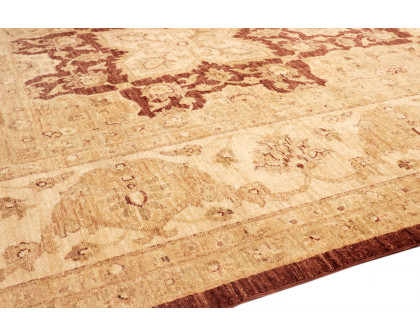 Pasargad - Ferehan Collection Hand-Knotted Lamb's Wool Area Rug 109'' x 149'' (PANF-6001 PLUM 9X12)