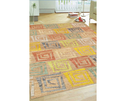 Pasargad - Sumak Modern Collection Hand-Woven Hemp Area Rug PARB-SD2A