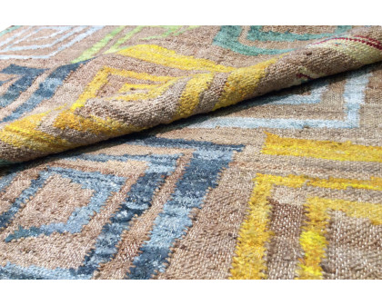 Pasargad Sumak Modern Collection Hand-Woven Hemp Area Rug (PARB-SD2A 5X8) - 60'' x 96''