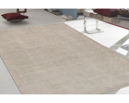 Pasargad Khotan Collection Hand-Knotted Silk and Wool Area Rug (PARP-34 10X14) - 122'' x 170''