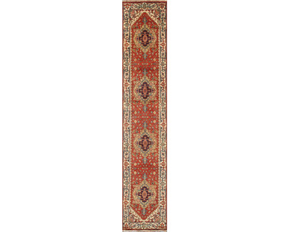 Pasargad - Serapi Collection Hand-Knotted Rust/Navy Wool Area Rug PB-10B