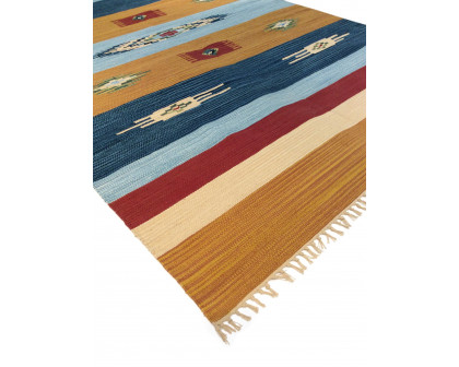 Pasargad Anatolian Collection Flat Weave Cotton Area Rug - Multi, 48" x 72" (pbb-02 4x6)