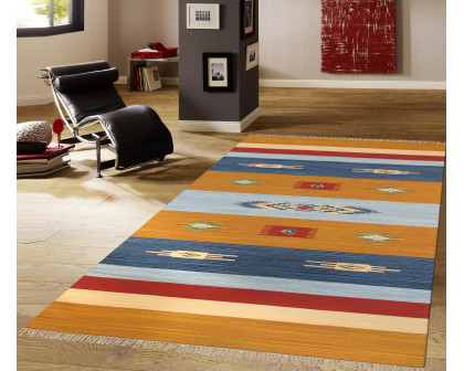 Pasargad Anatolian Collection Flat Weave Cotton Area Rug - Multi, 48" x 72" (pbb-02 4x6)