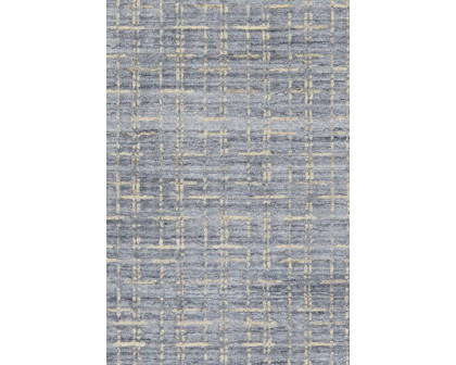 Pasargad Slate Collection Hand-Loomed Silk and Wool Rug (PBFE-01 10X14) - 120'' x 168''