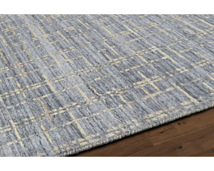 Pasargad Slate Collection Hand-Loomed Silk and Wool Rug (PBFE-01 10X14) - 120'' x 168''