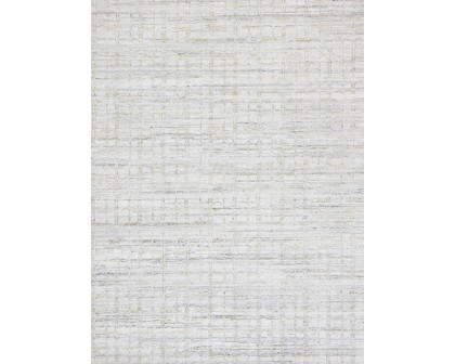 Pasargad - Slate Collection Hand-Loomed Ivory/Beige Bamboo Silk and Wool Area Rug PBFE-02