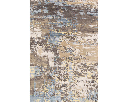 Pasargad - Modern Collection Hand-Knotted Silk and Wool Area Rug 108'' x 143'' (PBRN-36WH 9X12)