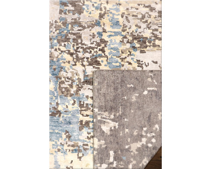 Pasargad - Modern Collection Hand-Knotted Silk and Wool Area Rug 108'' x 143'' (PBRN-36WH 9X12)