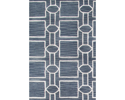 Pasargad Transitional Collection Hand-Tufted Silk and Wool Area Rug (PBW-1SAM 6X9) - 66'' x 102''