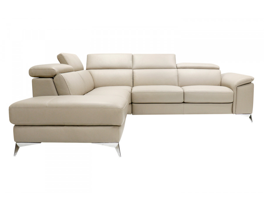 Pasargad - Modena Collection Italian Leather Sectional Sofa PC-1694M