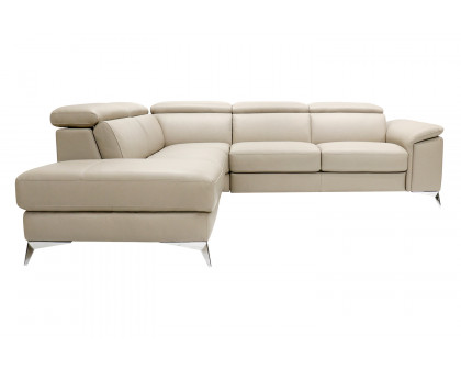 Pasargad - Modena Collection Italian Leather Sectional Sofa PC-1694M