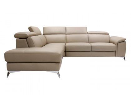 Pasargad - Modena Collection Italian Leather Sectional Sofa PC-1694M