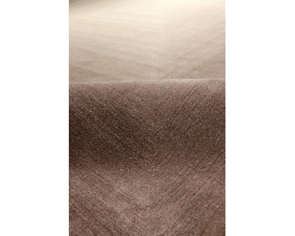 Pasargad - Rodeo Collection Hand-Tufted Bamboo Silk/Wool Area Rug in Brown/Ivory, 117" x 165" (pcc-03 10x14)