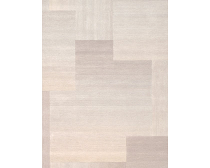 Pasargad - Rodeo Collection Hand-Tufted Bamboo Silk/Wool Area Rug in Silver/Blue, 117" x 165" (pcc-06 10x14)