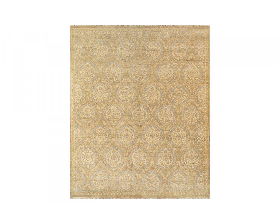 Pasargad - Ottoman Collection Hand-Knotted Lamb's Wool Area Rug 98'' x 121'' (PCH-3 BEIGE 8X10)