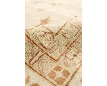 Pasargad - Oushak Collection Hand-Knotted Lamb's Wool Area Rug in Ivory, 141" x 179" (PD-1324 12X15)