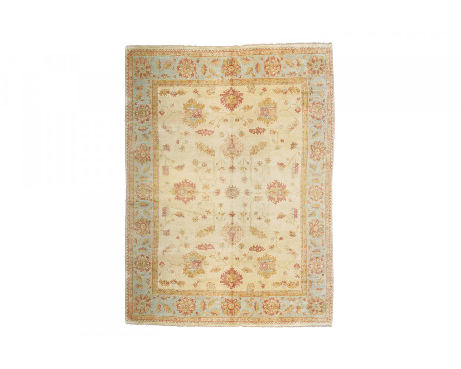 Pasargad - Oushak Collection Hand-Knotted Lamb's Wool Area Rug 142'' x 180'' (PD-1517 12X15)