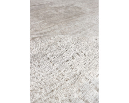 Pasargad - Amari Collection Hand-Loomed Bamboo Silk/Wool Area Rug in Beige, 64" x 92" (PDC-112 5x8)