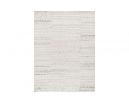 Pasargad - Vogue Collection Hand-Knotted Ivory/Silver Wool Area Rug PDR-2