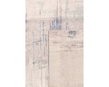 Pasargad Modern Collection Hand-Loomed Bamboo Silk and Wool Area Rug 96'' x 120'' (PEL-17 8X10)