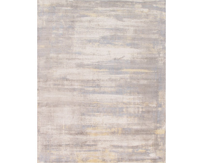 Pasargad - Modern Collection Handloom Ivory Bamboo Silk and Wool Area Rug PEL-46