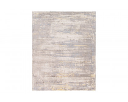 Pasargad - Modern Collection Handloom Ivory Bamboo Silk and Wool Area Rug PEL-46