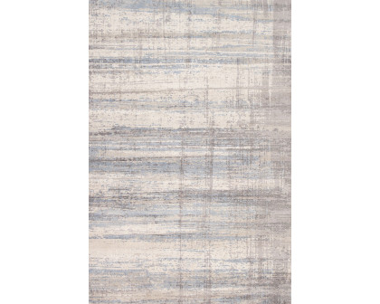 Pasargad Modern Collection Handloom Silver Bamboo Silk and Wool Area Rug (PEL-47 10X14) - 120'' x 168''