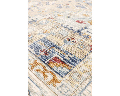 Pasargad - Heritage Collection Power Loom Polypropylene/Polyester Area Rug in Gold/Ivory, 120" x 168" (PFH-02GLD 10x14)