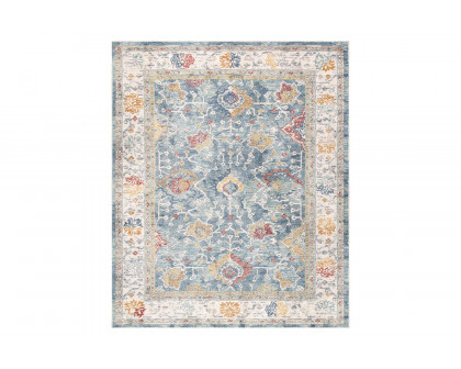 Pasargad - Heritage Collection Power Loom L.Blue and Beige Area Rug PFH-04