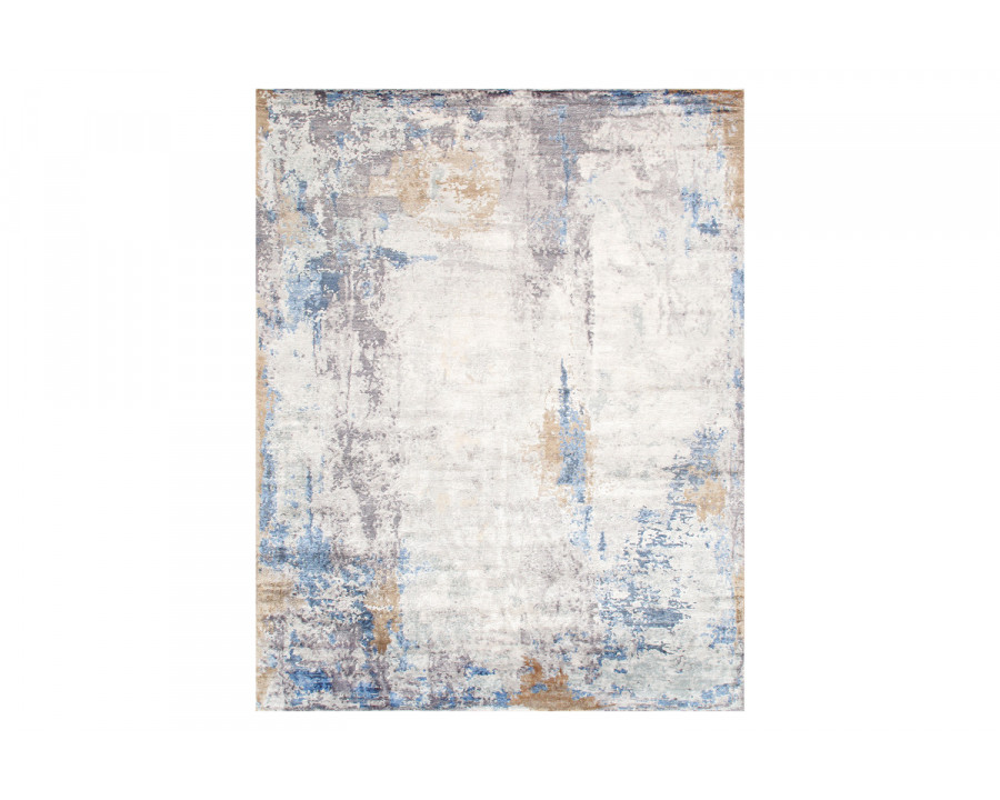 Pasargad - Modern Collection Hand-Knotted Silk and Wool Area Rug 96'' x 122'' (PG-1822-14 8X10)