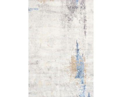 Pasargad - Modern Collection Hand-Knotted Silk and Wool Area Rug 96'' x 122'' (PG-1822-14 8X10)