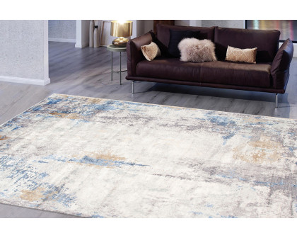 Pasargad - Modern Collection Hand-Knotted Silk and Wool Area Rug 96'' x 122'' (PG-1822-14 8X10)