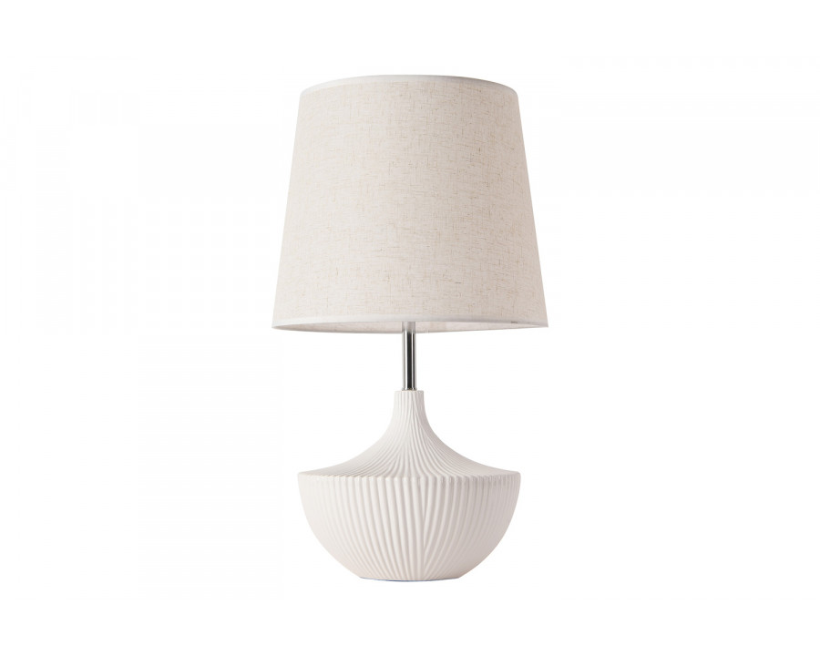 Pasargad - Jade Collection Metal and Ceramic Table Lamp Lights