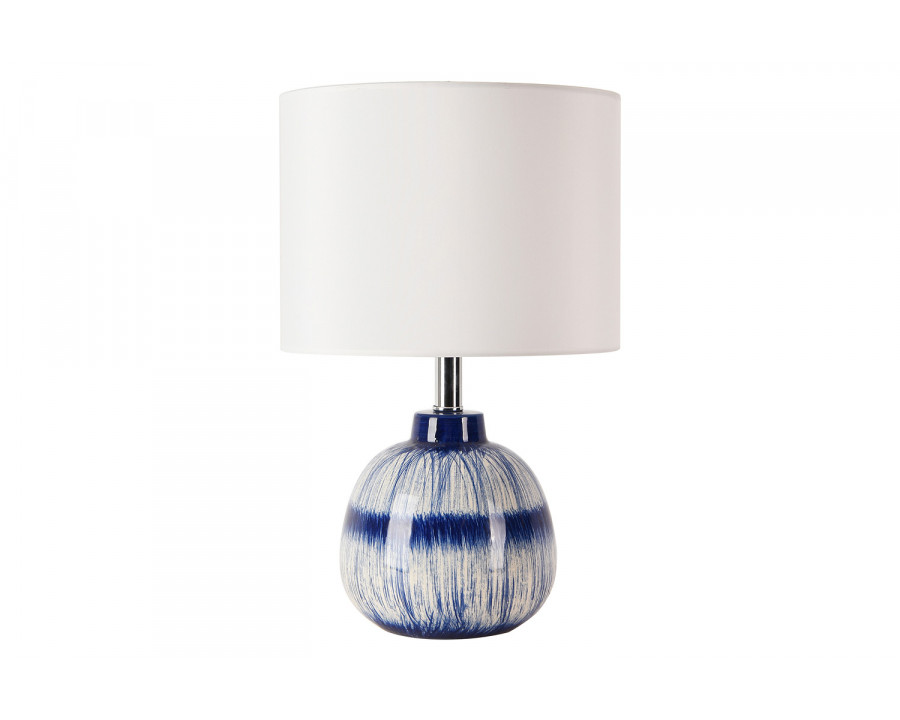 Pasargad - Joshua Collection Metal and Ceramic Table Lamp Lights