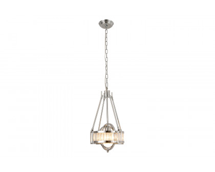 Pasargad - Bistro Collection Metal and Glass Pendant Lights