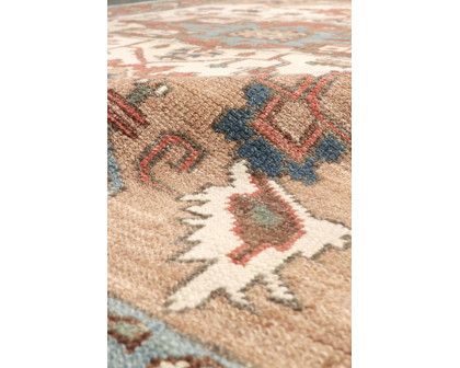 Pasargad - Serapi Collection Hand-Knotted Wool Area Rug in Ivory/Rust, 106" x 141" (PH-04 9x12)