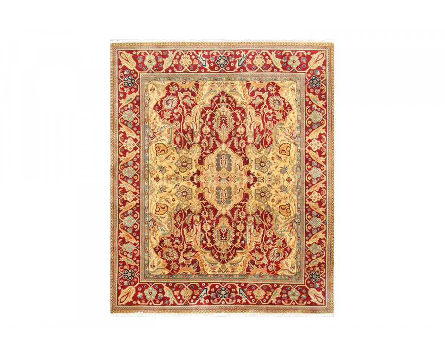 Pasargad - Agra Collection Hand-Knotted Lamb's Wool Area Rug 96'' x 118'' (PH-128 8X10)