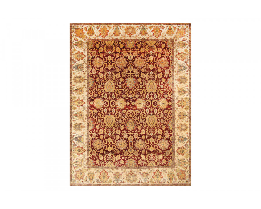 Pasargad - Agra Collection Hand-Knotted Lamb's Wool Area Rug 109'' x 146'' (PH-167 9X12)