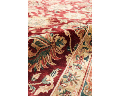 Pasargad Crown Jewel Agra Collection Hand-Knotted Lamb's Wool Area Rug (PH-231 12X16) - 148'' x 186''