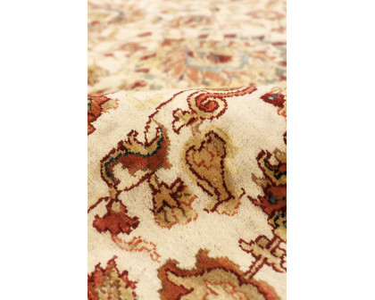 Pasargad - Crown Jewel Collection Hand-Knotted Lamb's Wool Area Rug in Beige/Red, 146" x 196" (PH-257 12X16)