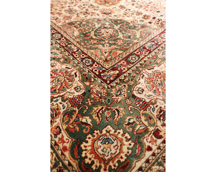 Pasargad Crown Jewel Agra Collection Hand-Knotted Lamb's Wool Area Rug (PH-260 10X10) - 120'' x 124''