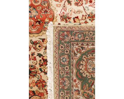 Pasargad Crown Jewel Agra Collection Hand-Knotted Lamb's Wool Area Rug (PH-260 10X10) - 120'' x 124''