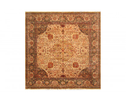 Pasargad - Crown Jewel Agra Collection Hand-Knotted Lamb's Wool Area Rug PH-260