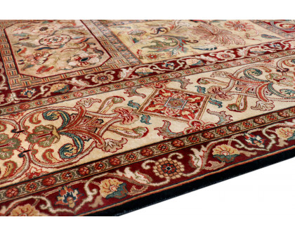 Pasargad - Agra Collection Hand-Knotted Lamb's Wool Area Rug 110'' x 146'' (PHB-2 9X12)