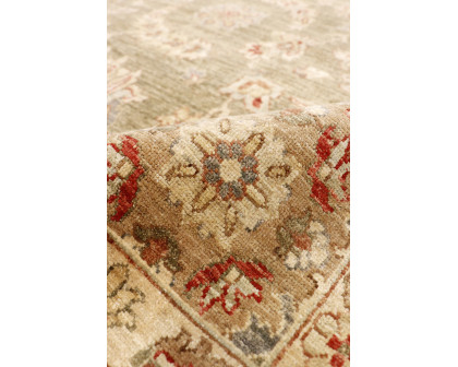 Pasargad - Denver Collection Hand-Knotted Lamb's Wool Area Rug in Green/Blue, 118" x 118" (PHR-920 10x10)