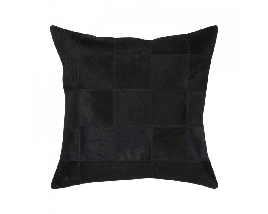 Pasargad - Zippered Cowhide Throw Pillow in 17" x 17" (PICU-19)