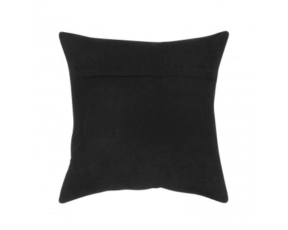 Pasargad - Zippered Cowhide Throw Pillow in 17" x 17" (PICU-19)