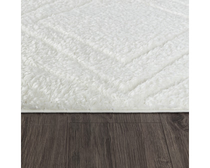 Pasargad - PJC-220 Paris Shag Collection Power-Loomed Polyester Area Rug