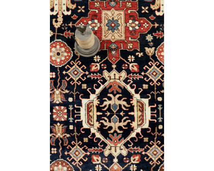 Pasargad Karabakh Collection Hand-Knotted Wool Area Rug (PJFZ-56 8X10) - 93'' x 123''